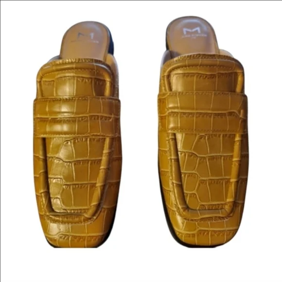 New In Box - Marc Fisher Croc Embossed Mules Loafer - "Flyta" - Picture 6 of 6